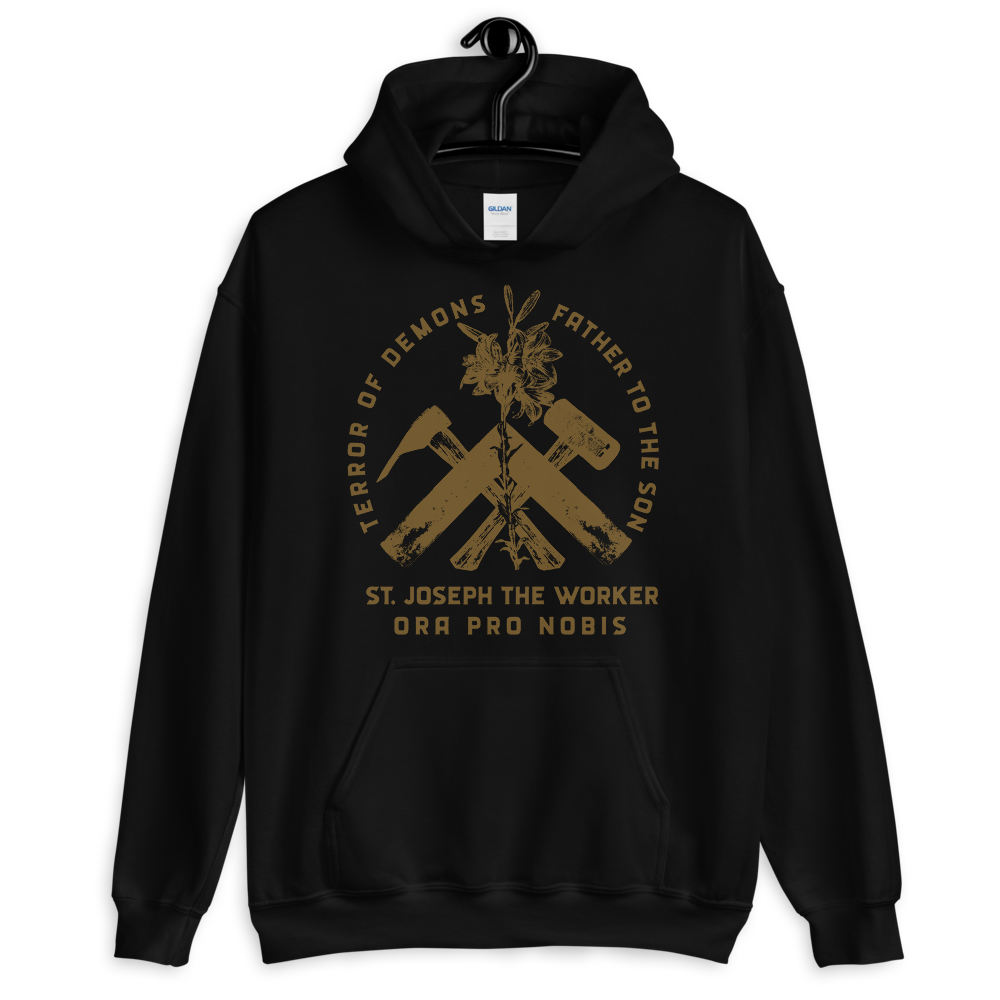 St. Joseph the Worker Hoodie | Sanctus Co.