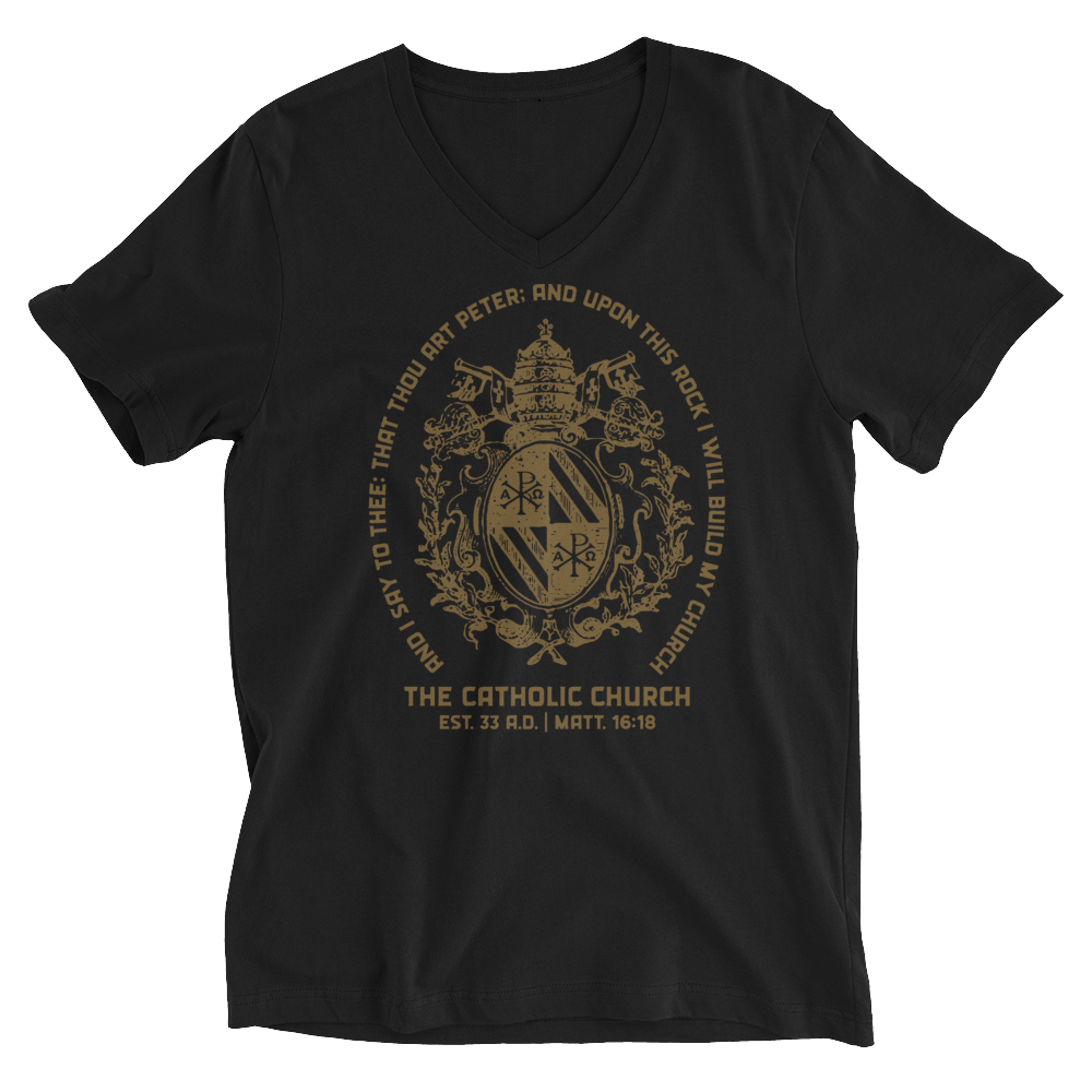 Catholic Church V-Neck - Sanctus Supply Co.