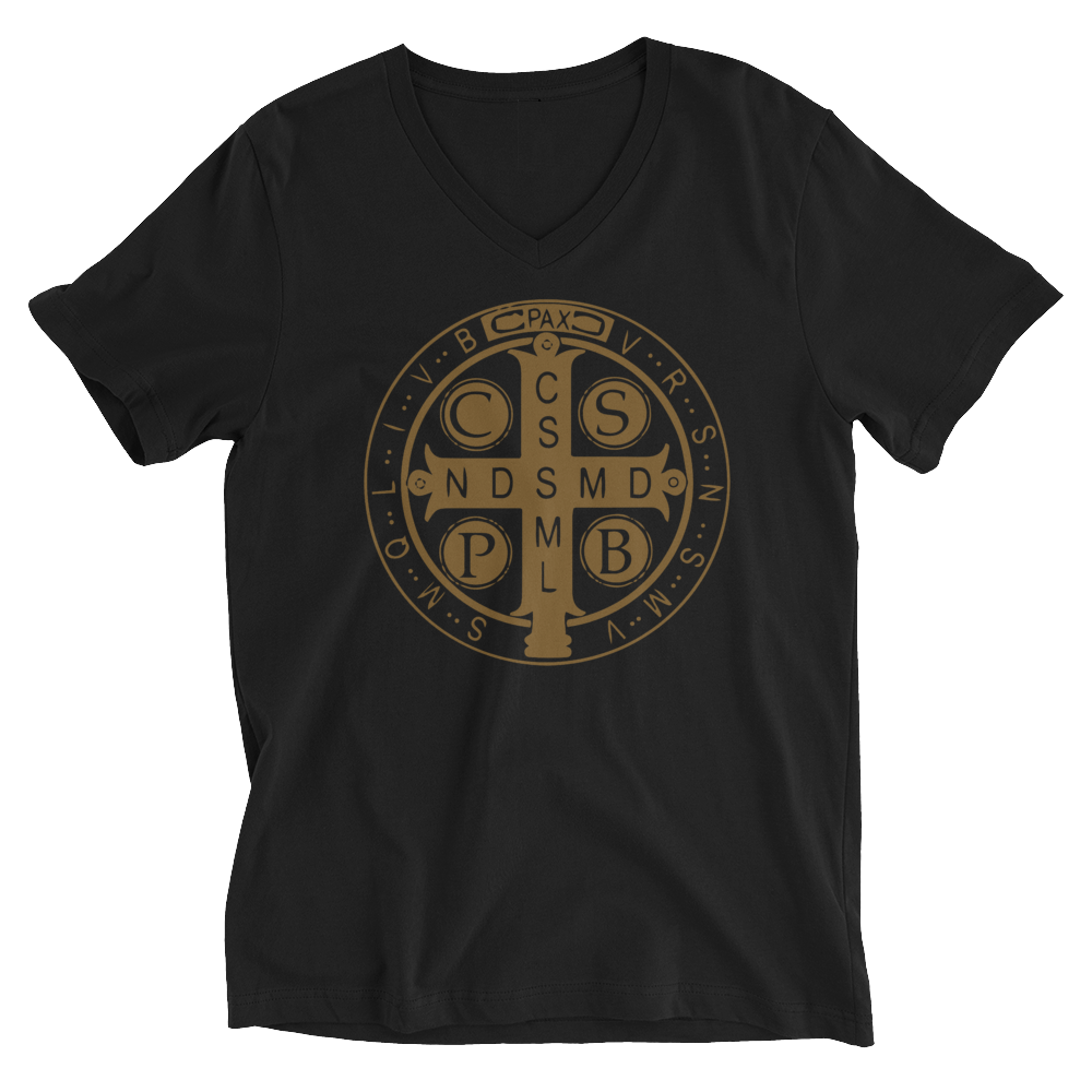 St. Benedict V-Neck - Sanctus Supply Co.