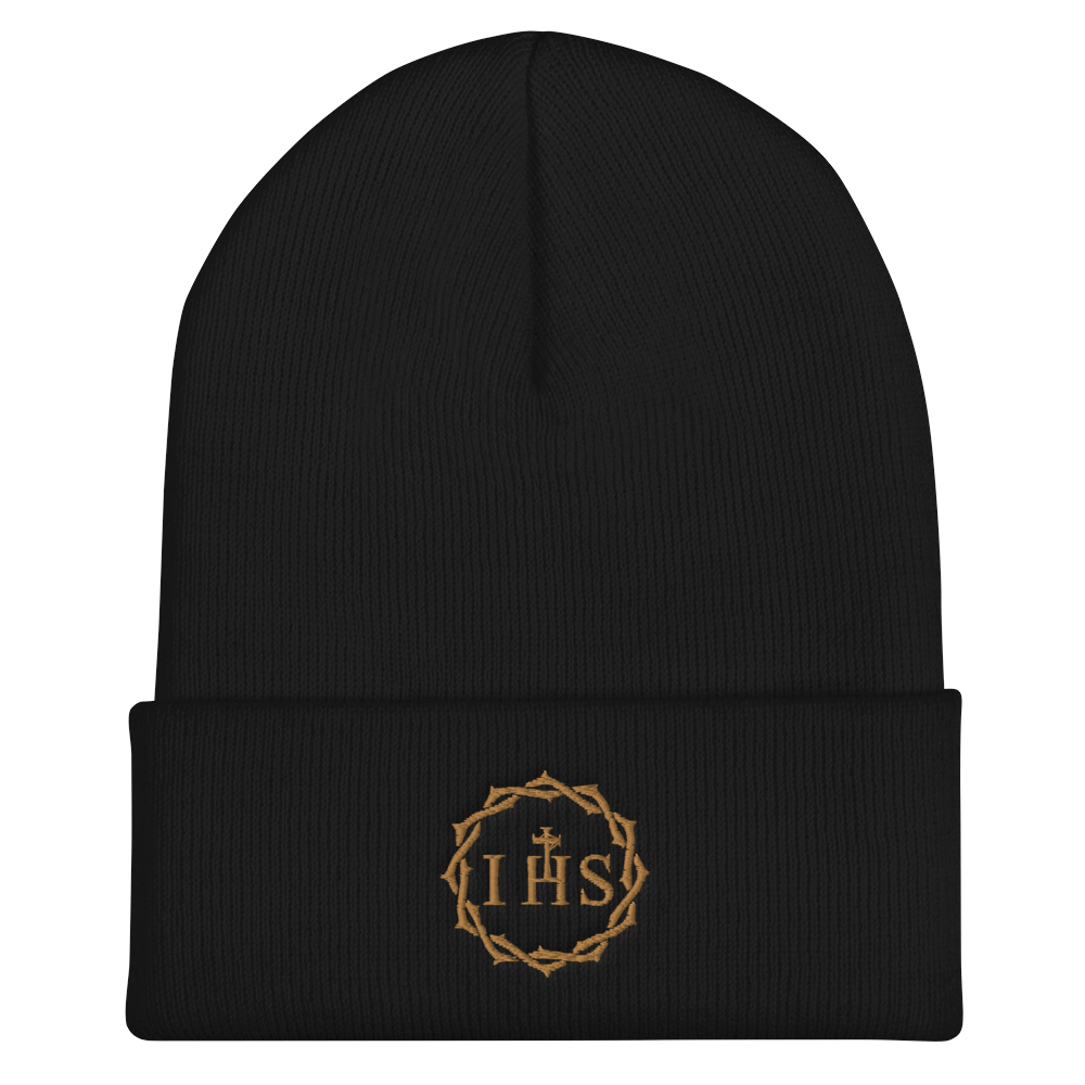 IHS Cuffed Beanie - Sanctus Supply Co.