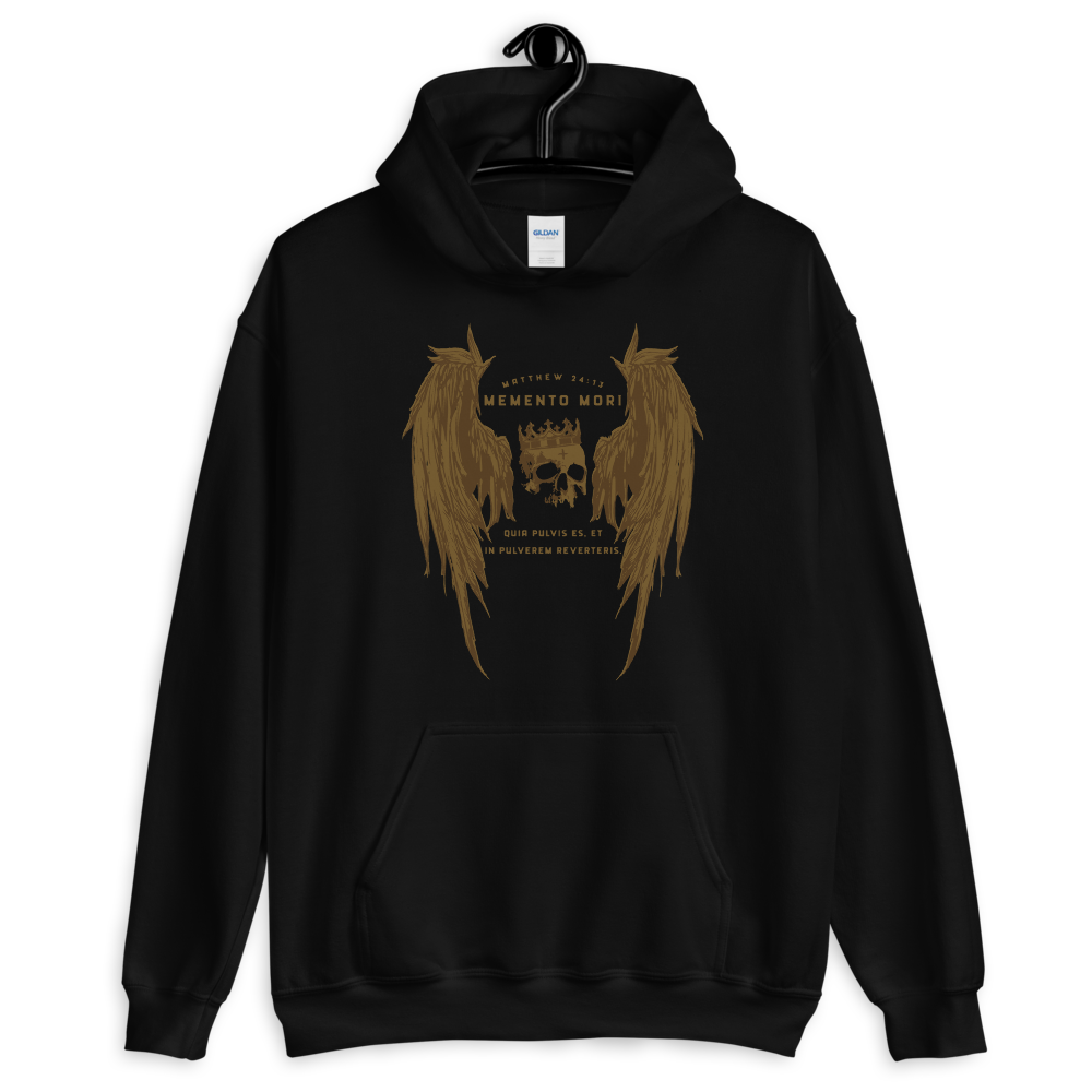Memento Mori Hooded Sweatshirt - Sanctus Supply Co.