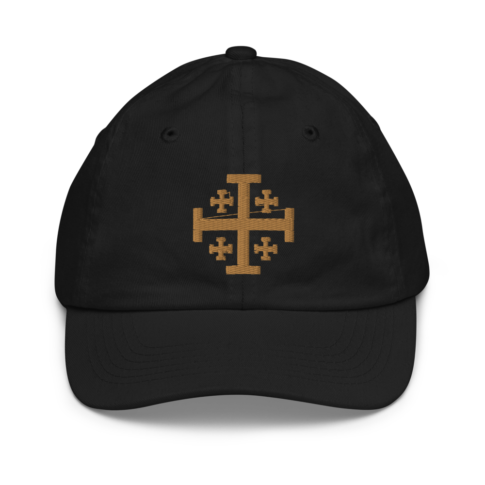 Jerusalem Cross Youth baseball cap - Sanctus Co.